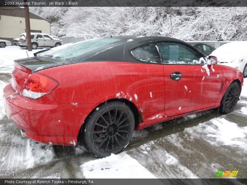 Jet Black / Black 2003 Hyundai Tiburon