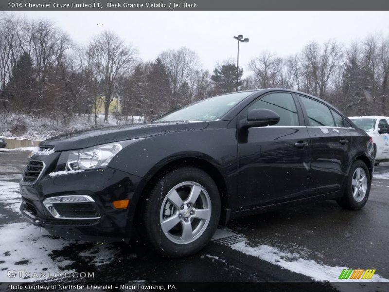 Black Granite Metallic / Jet Black 2016 Chevrolet Cruze Limited LT