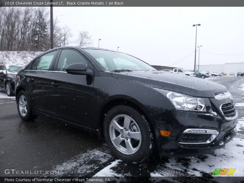 Black Granite Metallic / Jet Black 2016 Chevrolet Cruze Limited LT