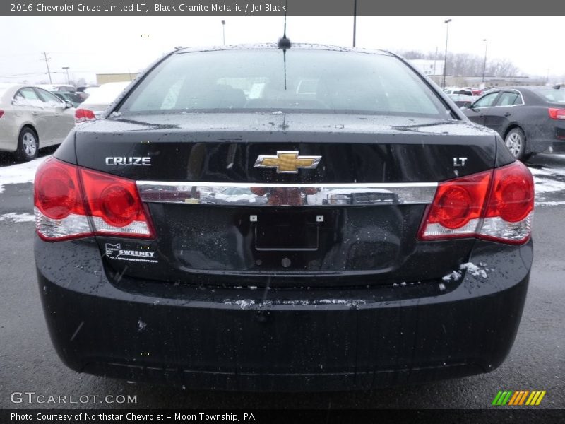 Black Granite Metallic / Jet Black 2016 Chevrolet Cruze Limited LT