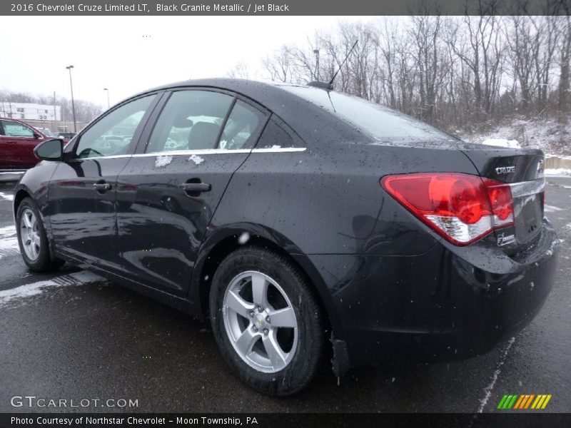 Black Granite Metallic / Jet Black 2016 Chevrolet Cruze Limited LT