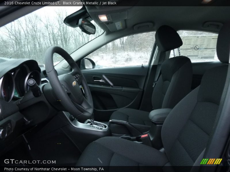 Black Granite Metallic / Jet Black 2016 Chevrolet Cruze Limited LT