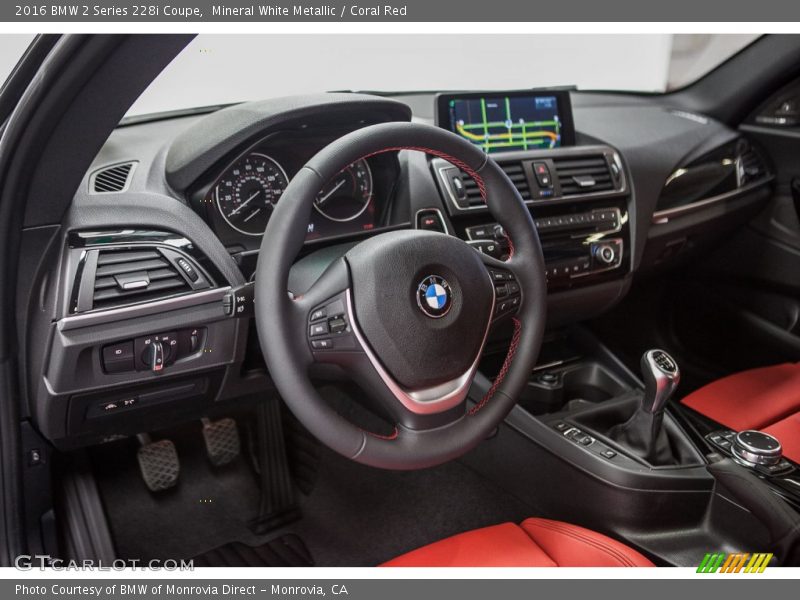 Coral Red Interior - 2016 2 Series 228i Coupe 