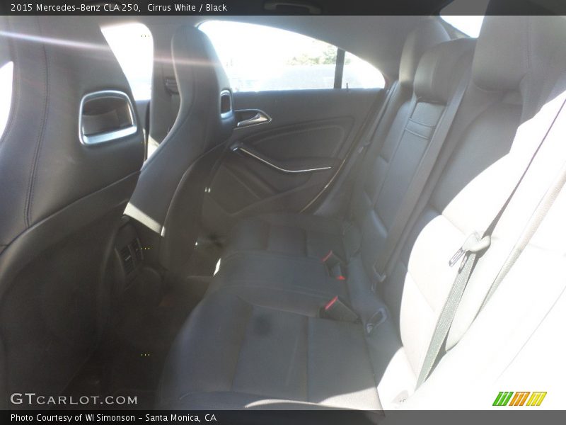 Cirrus White / Black 2015 Mercedes-Benz CLA 250