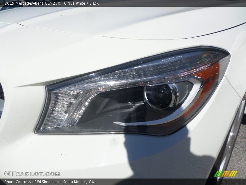 Cirrus White / Black 2015 Mercedes-Benz CLA 250
