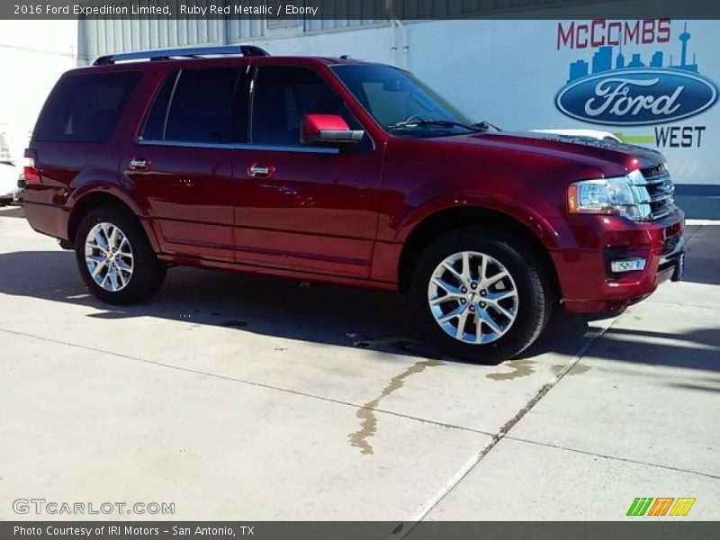 Ruby Red Metallic / Ebony 2016 Ford Expedition Limited