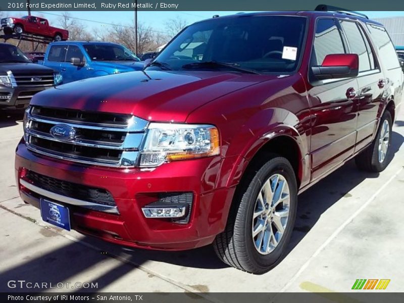 Ruby Red Metallic / Ebony 2016 Ford Expedition Limited