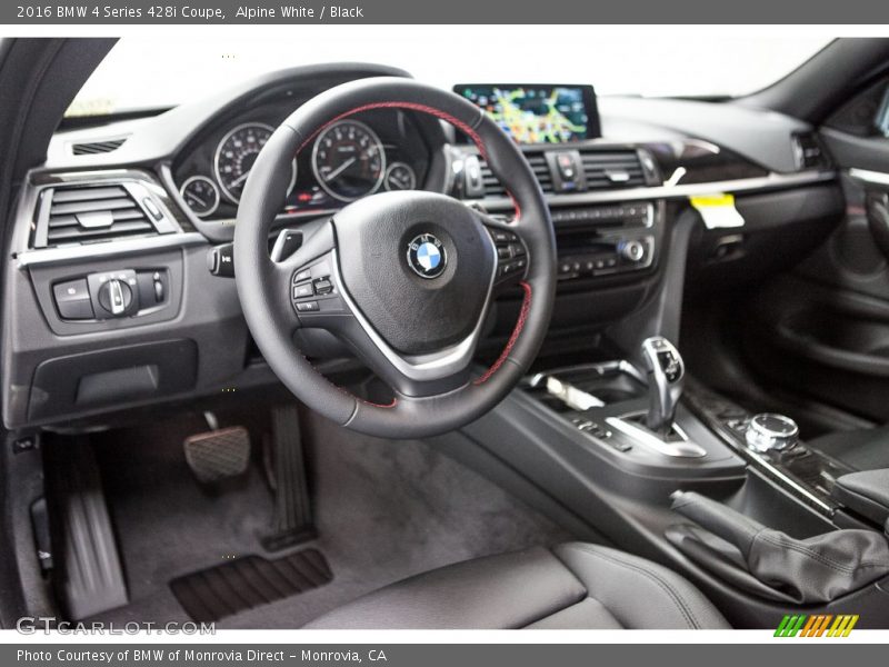 Alpine White / Black 2016 BMW 4 Series 428i Coupe