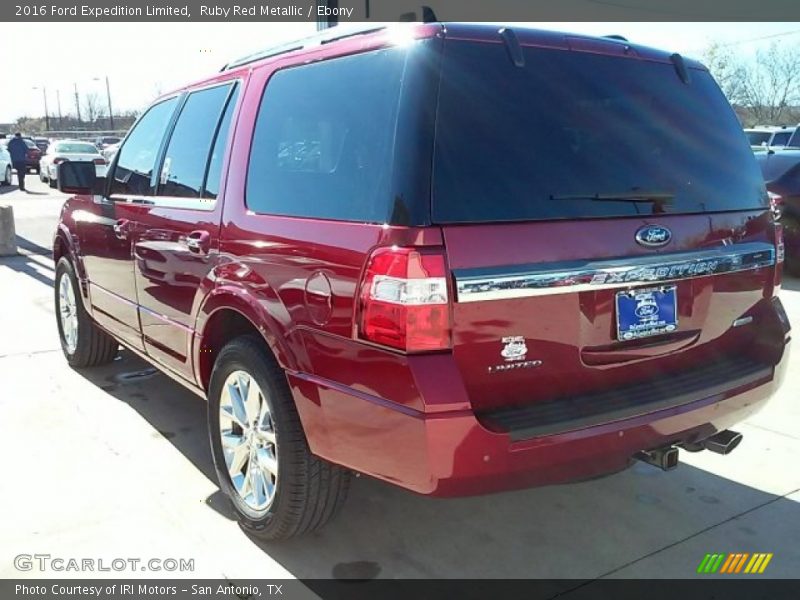 Ruby Red Metallic / Ebony 2016 Ford Expedition Limited