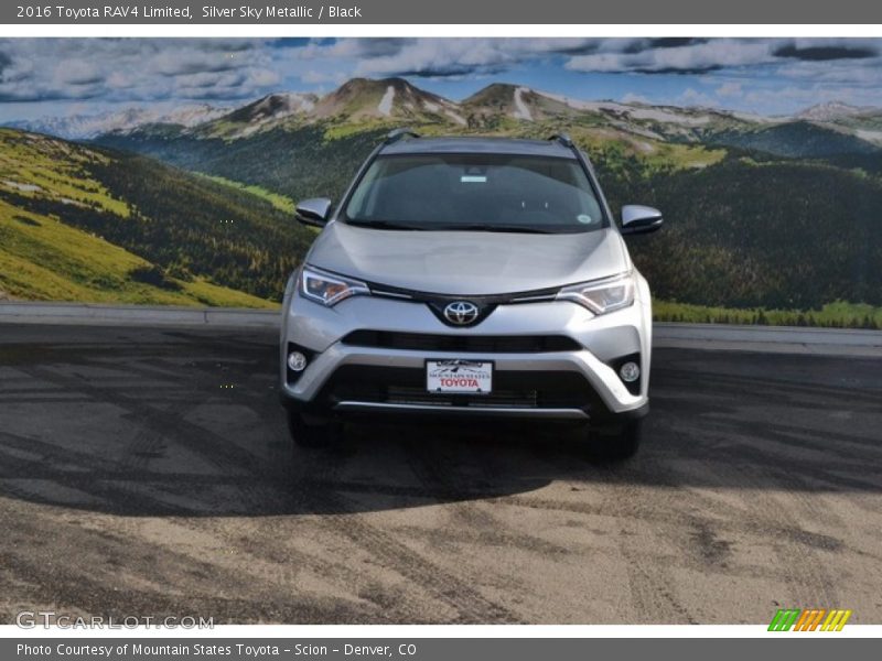 Silver Sky Metallic / Black 2016 Toyota RAV4 Limited