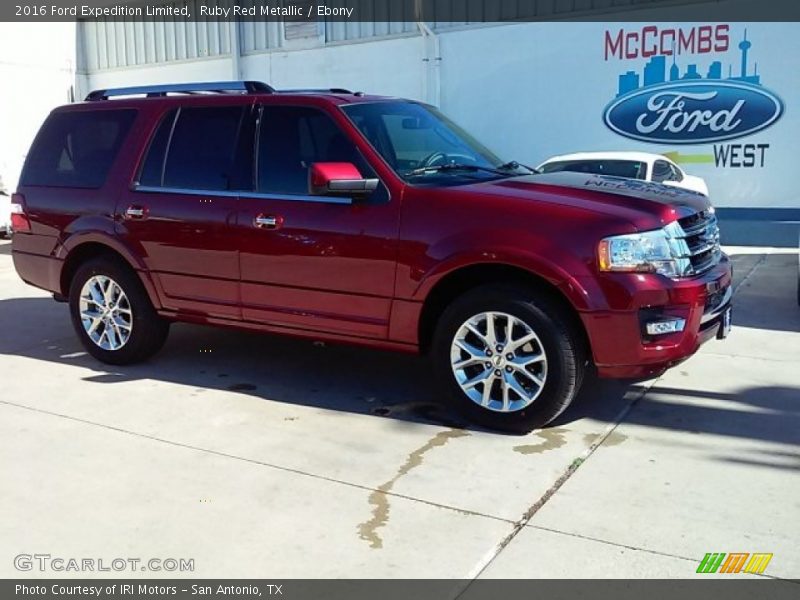 Ruby Red Metallic / Ebony 2016 Ford Expedition Limited