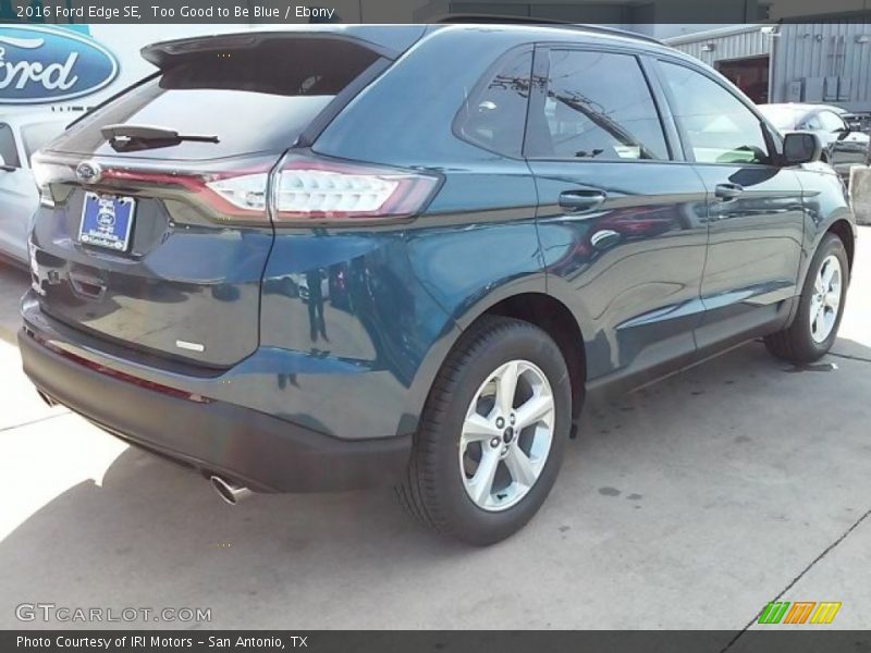 Too Good to Be Blue / Ebony 2016 Ford Edge SE