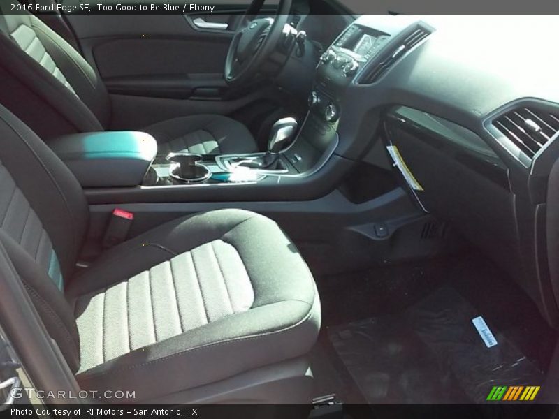 Too Good to Be Blue / Ebony 2016 Ford Edge SE