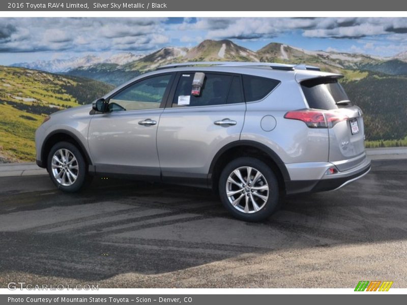 Silver Sky Metallic / Black 2016 Toyota RAV4 Limited