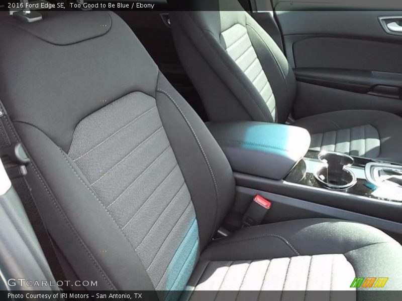 Too Good to Be Blue / Ebony 2016 Ford Edge SE