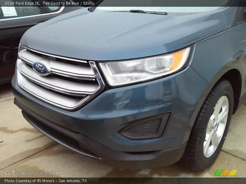 Too Good to Be Blue / Ebony 2016 Ford Edge SE