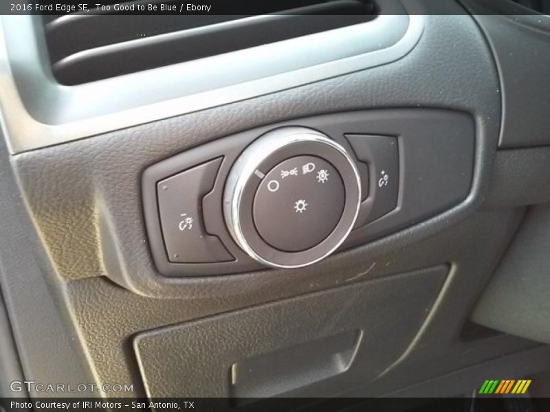 Too Good to Be Blue / Ebony 2016 Ford Edge SE