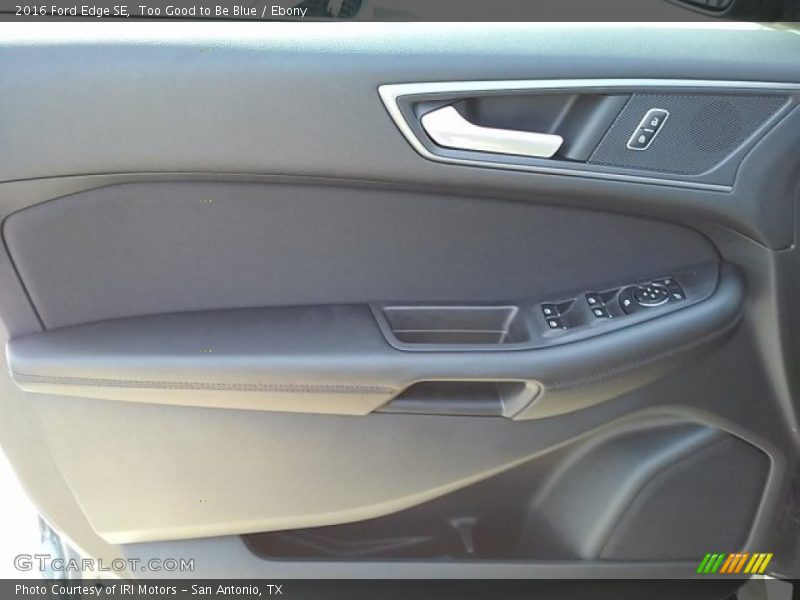 Too Good to Be Blue / Ebony 2016 Ford Edge SE