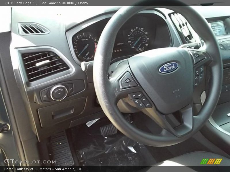 Too Good to Be Blue / Ebony 2016 Ford Edge SE