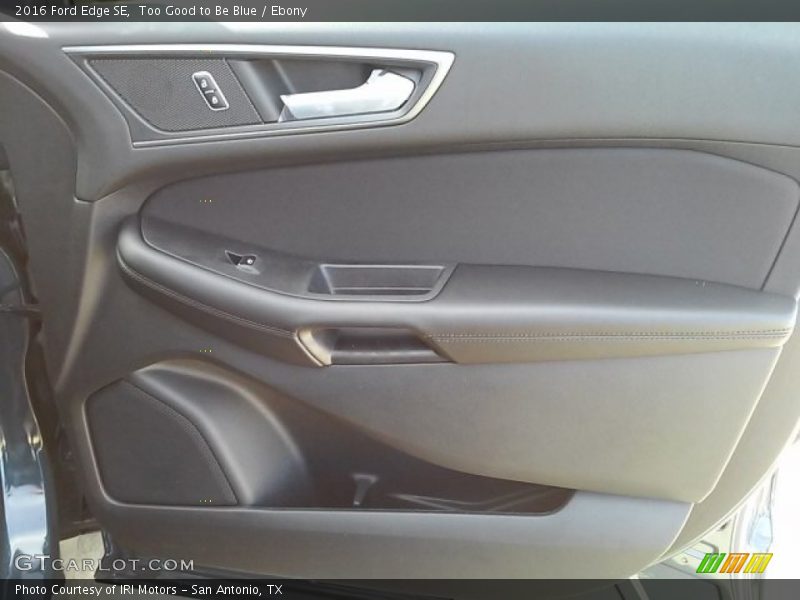 Too Good to Be Blue / Ebony 2016 Ford Edge SE