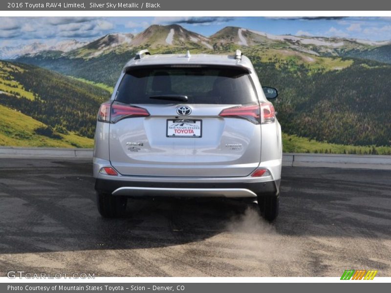 Silver Sky Metallic / Black 2016 Toyota RAV4 Limited