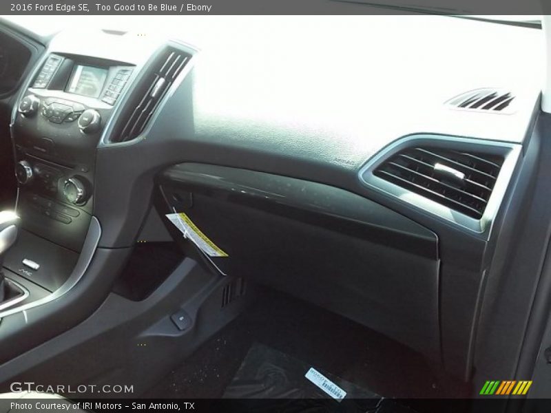 Too Good to Be Blue / Ebony 2016 Ford Edge SE