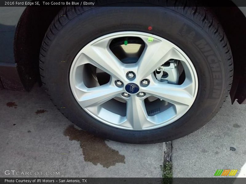 Too Good to Be Blue / Ebony 2016 Ford Edge SE