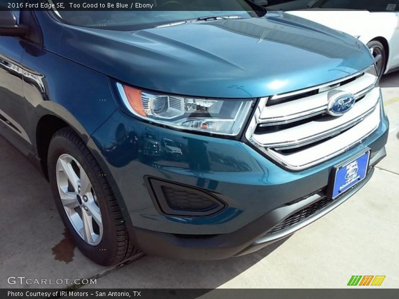 Too Good to Be Blue / Ebony 2016 Ford Edge SE