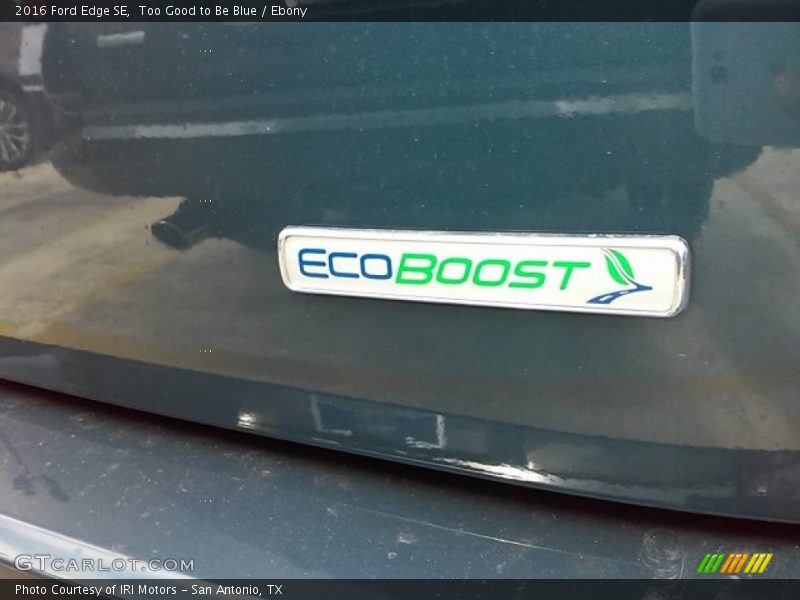 Too Good to Be Blue / Ebony 2016 Ford Edge SE