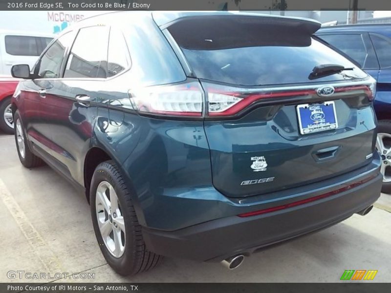 Too Good to Be Blue / Ebony 2016 Ford Edge SE