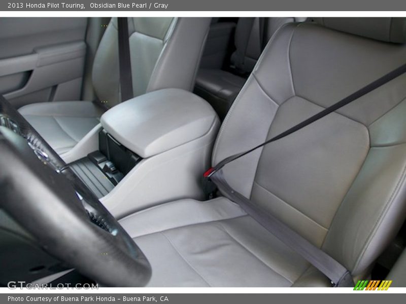 Obsidian Blue Pearl / Gray 2013 Honda Pilot Touring