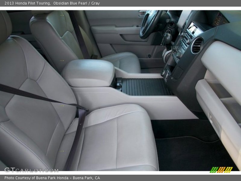 Obsidian Blue Pearl / Gray 2013 Honda Pilot Touring
