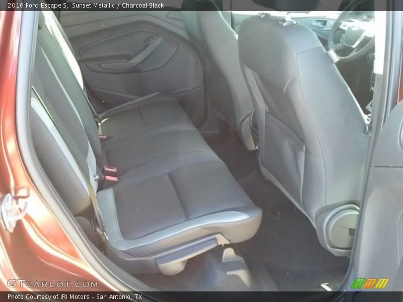 Sunset Metallic / Charcoal Black 2016 Ford Escape S