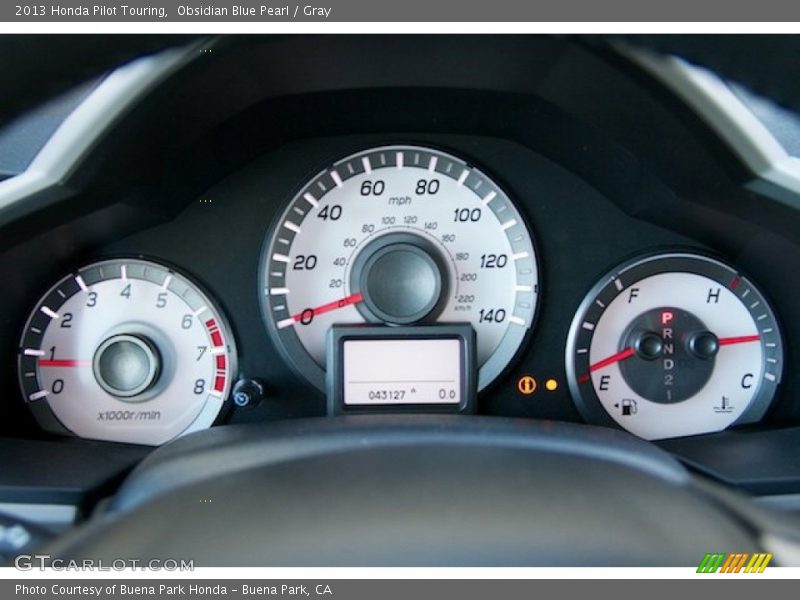 Obsidian Blue Pearl / Gray 2013 Honda Pilot Touring