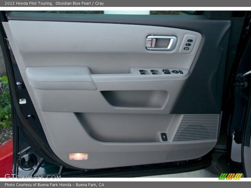 Obsidian Blue Pearl / Gray 2013 Honda Pilot Touring