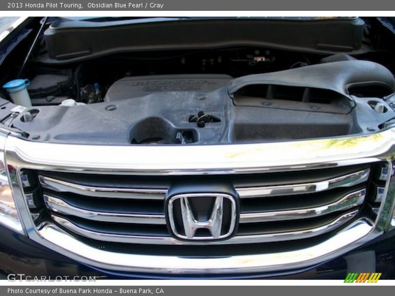 Obsidian Blue Pearl / Gray 2013 Honda Pilot Touring