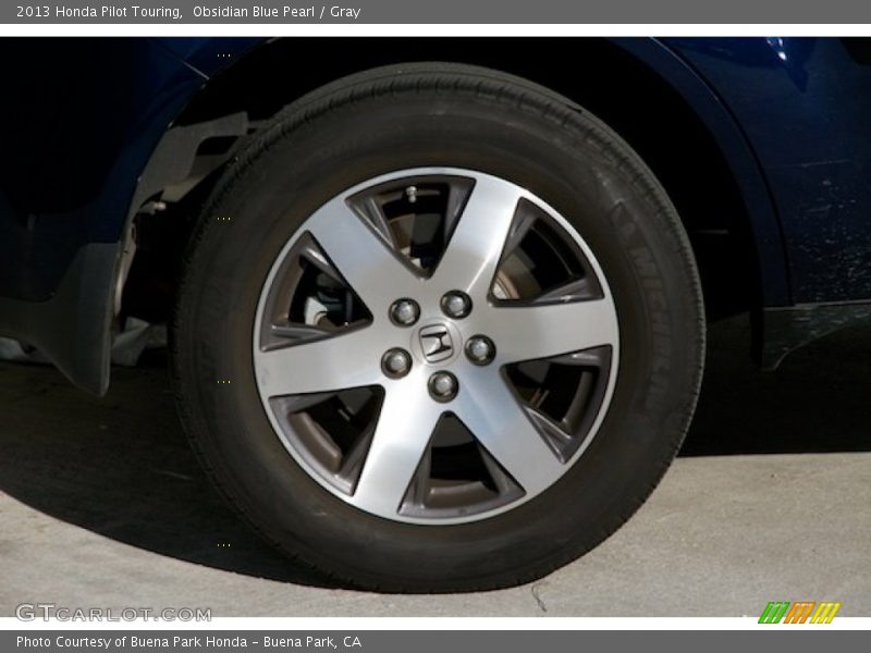 Obsidian Blue Pearl / Gray 2013 Honda Pilot Touring
