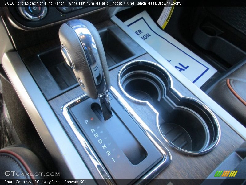 White Platinum Metallic Tricoat / King Ranch Mesa Brown/Ebony 2016 Ford Expedition King Ranch