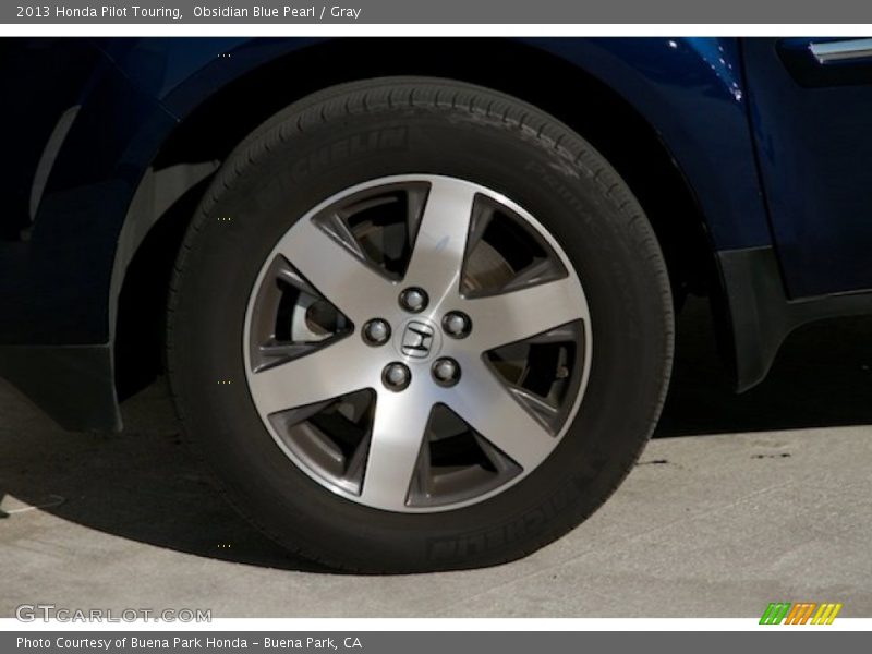 Obsidian Blue Pearl / Gray 2013 Honda Pilot Touring