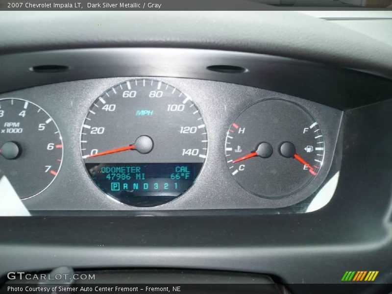 Dark Silver Metallic / Gray 2007 Chevrolet Impala LT