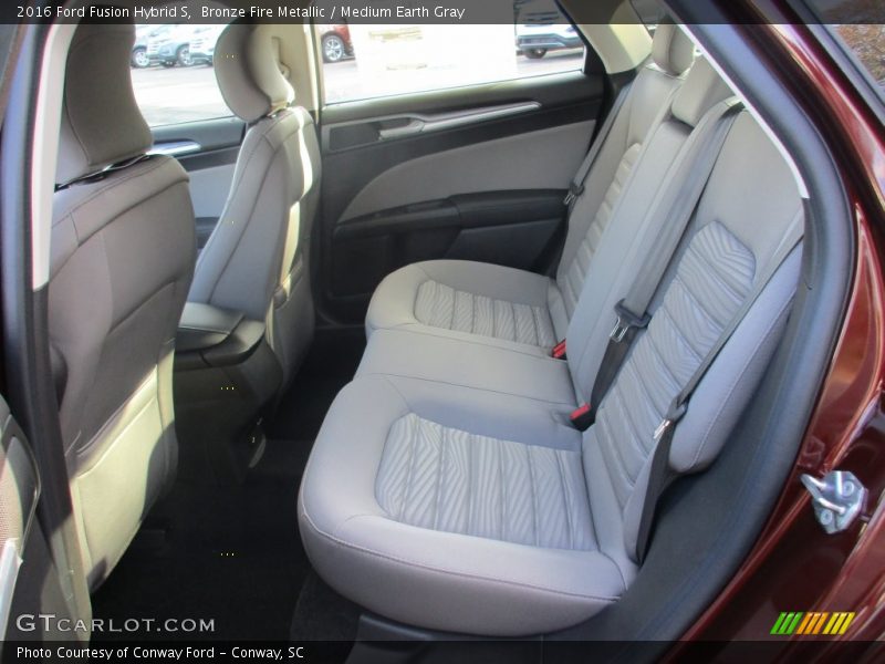 Bronze Fire Metallic / Medium Earth Gray 2016 Ford Fusion Hybrid S