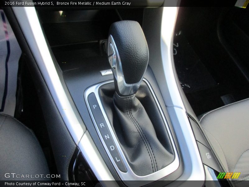 Bronze Fire Metallic / Medium Earth Gray 2016 Ford Fusion Hybrid S