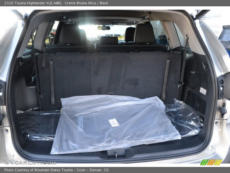 Creme Brulee Mica / Black 2016 Toyota Highlander XLE AWD