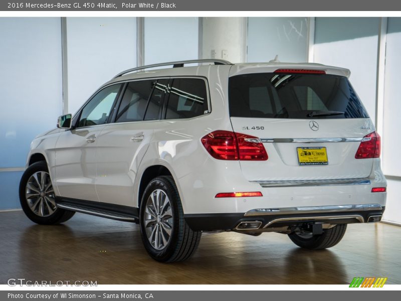 Polar White / Black 2016 Mercedes-Benz GL 450 4Matic