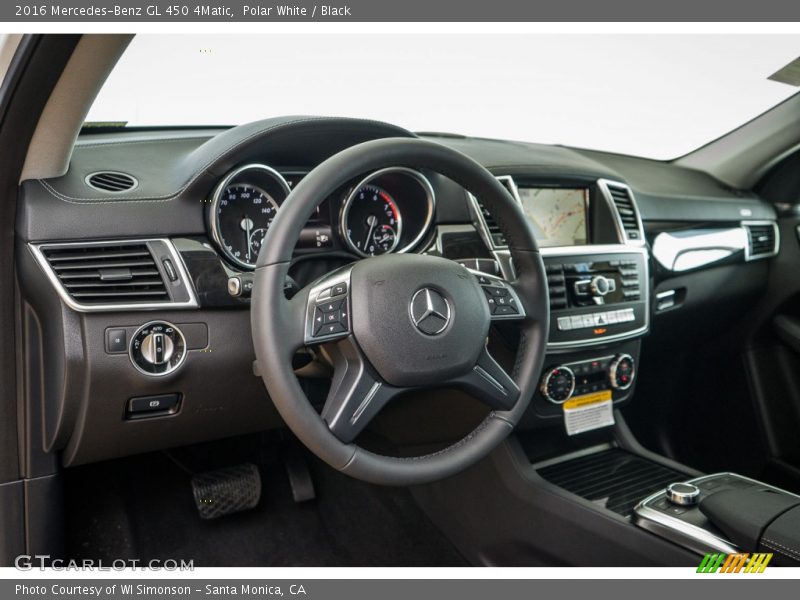 Polar White / Black 2016 Mercedes-Benz GL 450 4Matic