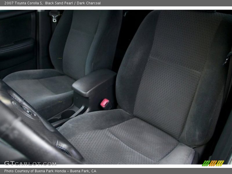 Black Sand Pearl / Dark Charcoal 2007 Toyota Corolla S