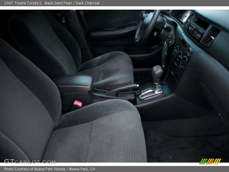 Black Sand Pearl / Dark Charcoal 2007 Toyota Corolla S