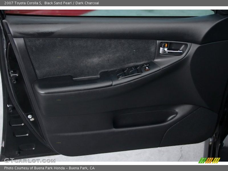 Black Sand Pearl / Dark Charcoal 2007 Toyota Corolla S
