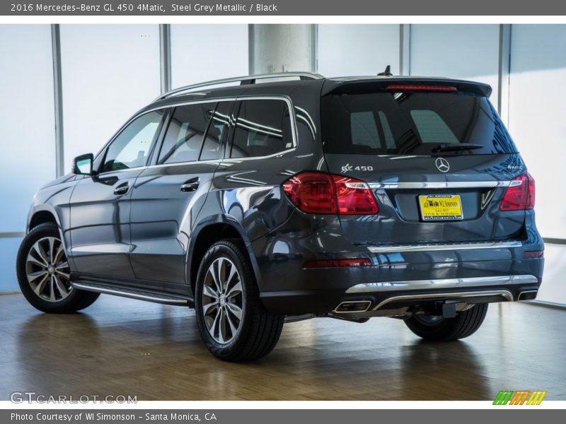 Steel Grey Metallic / Black 2016 Mercedes-Benz GL 450 4Matic