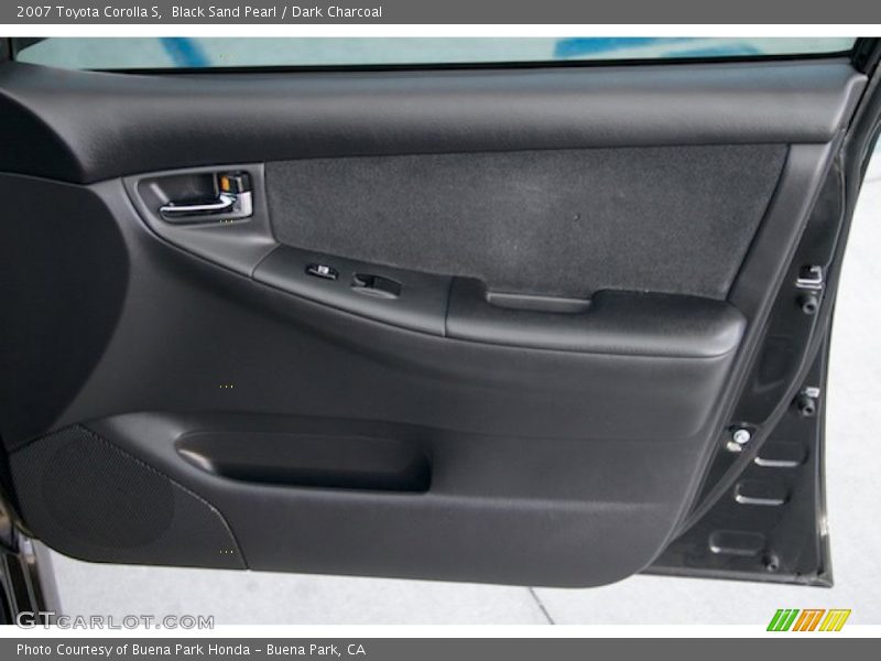 Black Sand Pearl / Dark Charcoal 2007 Toyota Corolla S